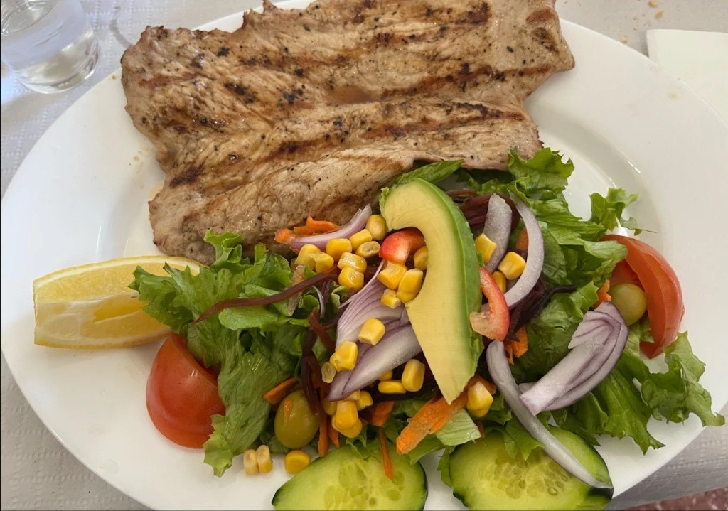 Carne a la brasa del Bodegón El Cañón